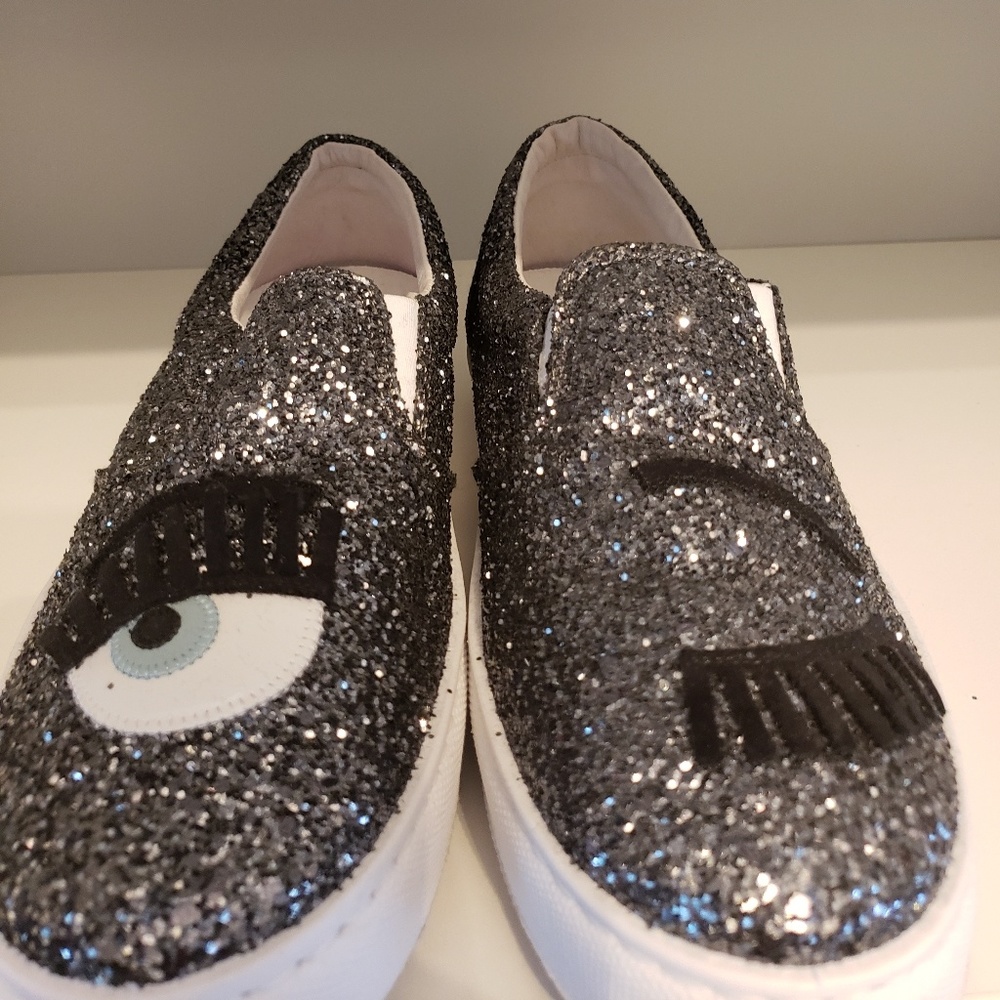 Like New Chiara Ferragni slip on sneakers
